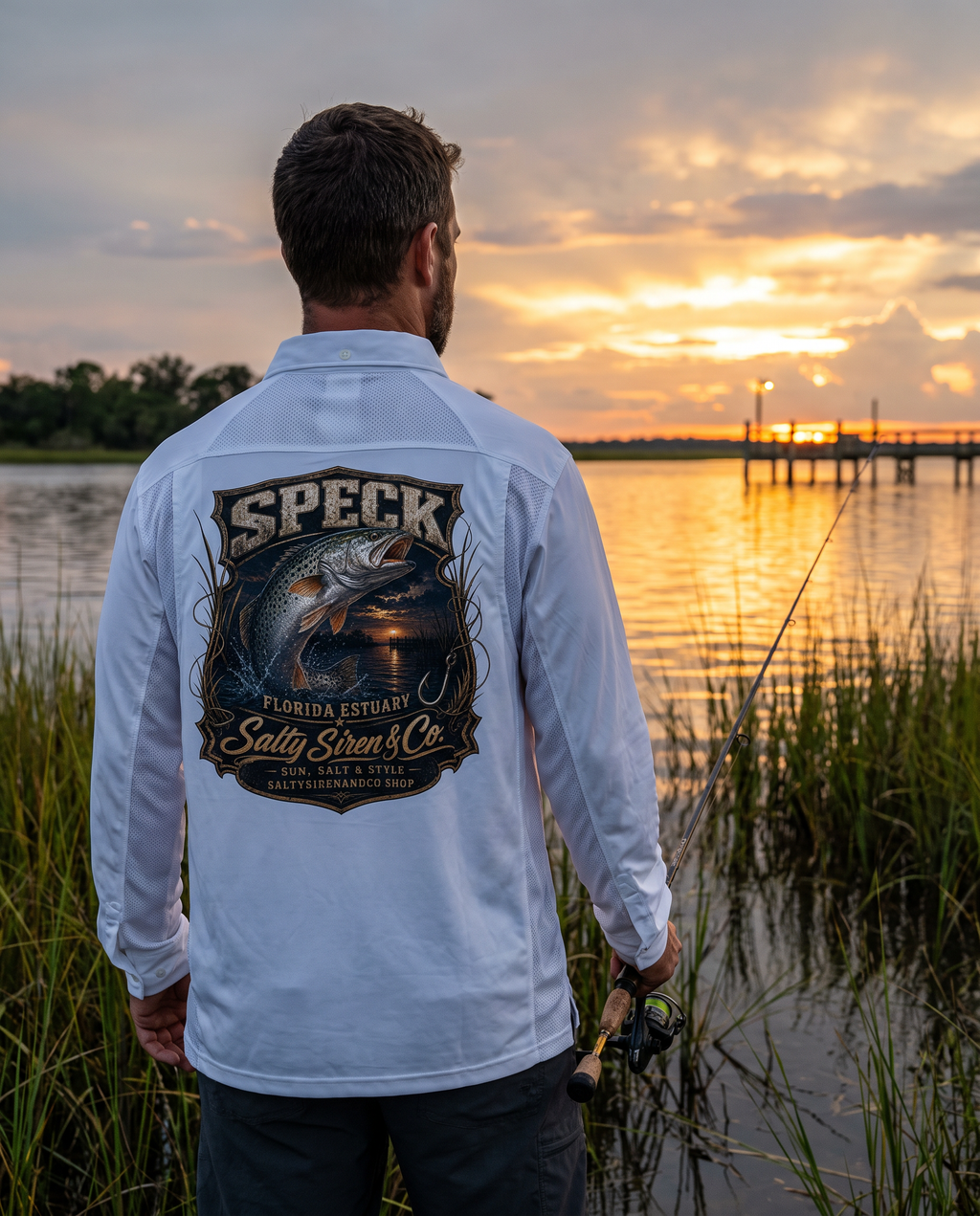 Speck — Florida Estuary Fishing Shirt – Men's
