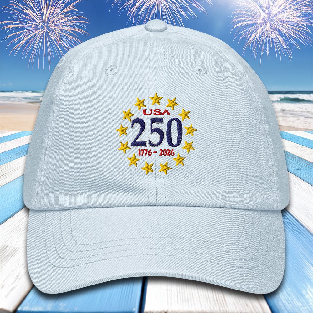 USA 250 Anniversary Pastel Baseball Hat