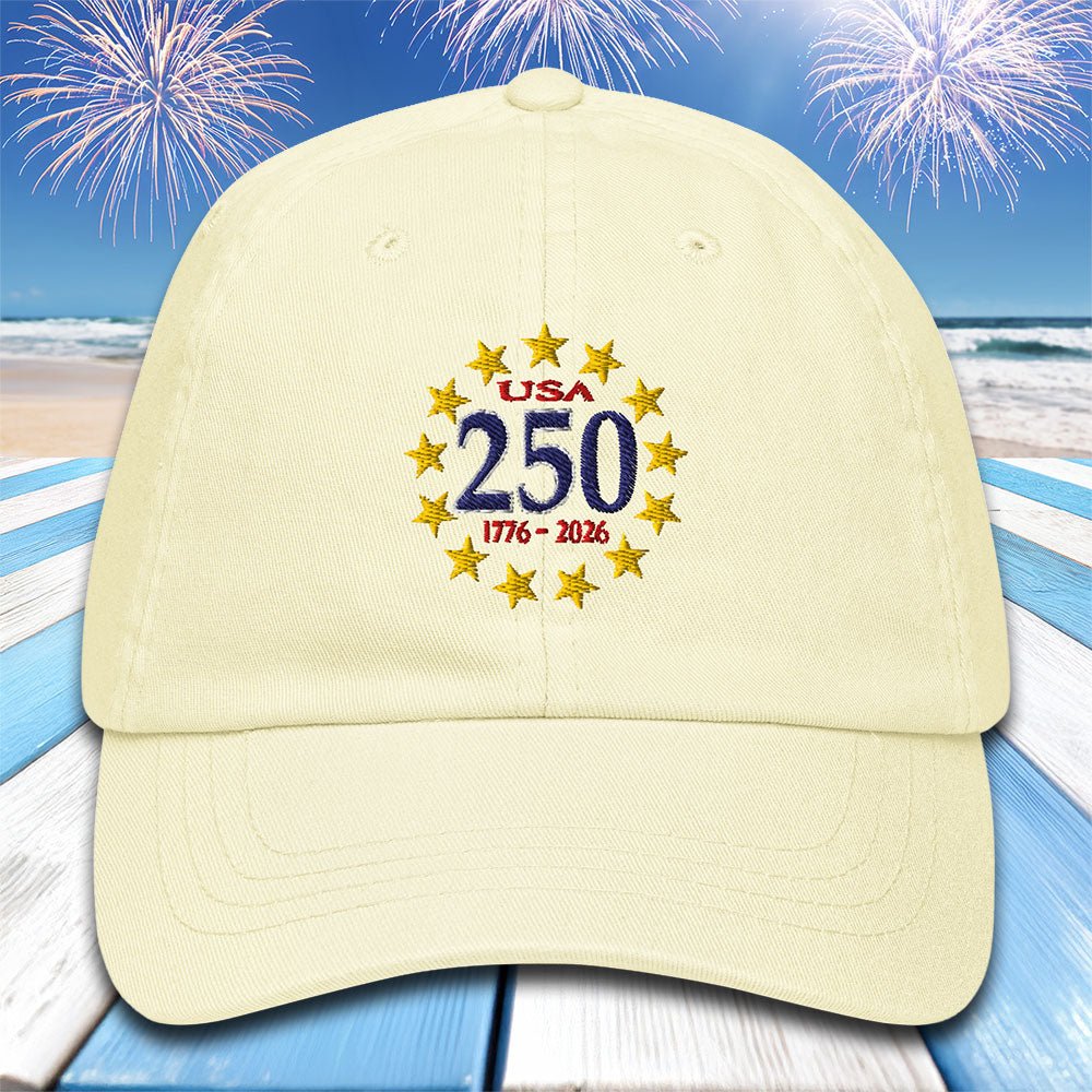 USA 250 Anniversary Pastel Baseball Hat