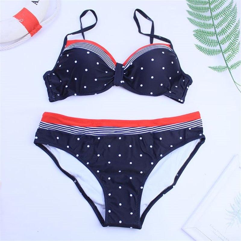 "Sea Duchess – Puff Sleeve Open-Back High-Cut Swimsuit"
