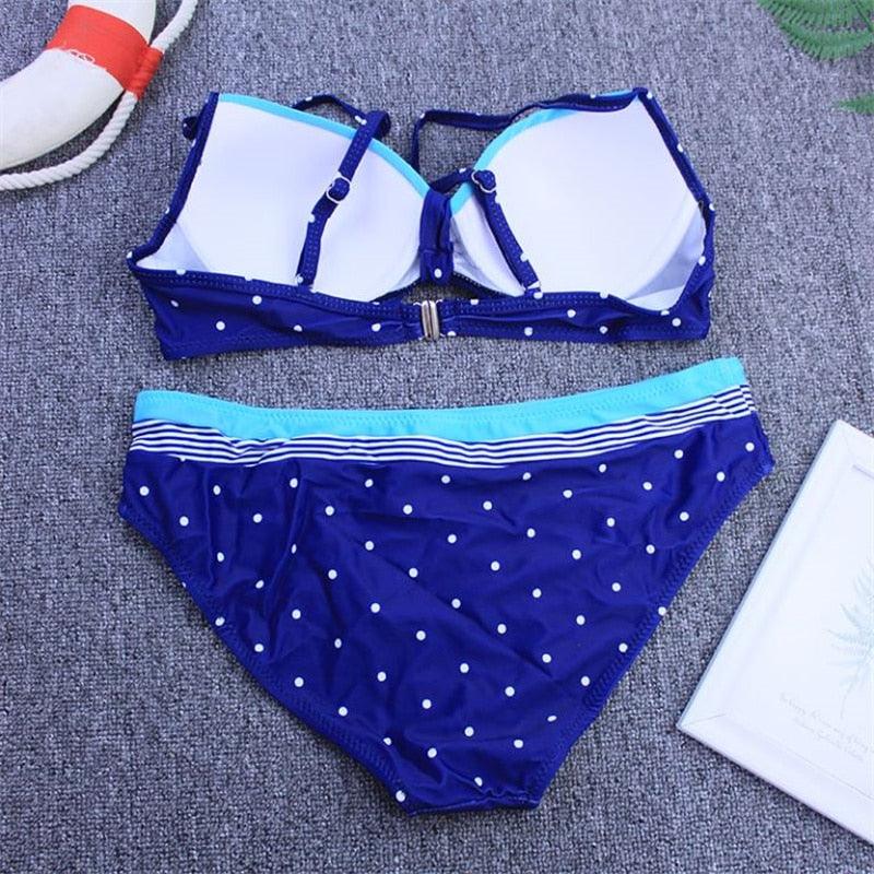 "Sea Duchess – Puff Sleeve Open-Back High-Cut Swimsuit"