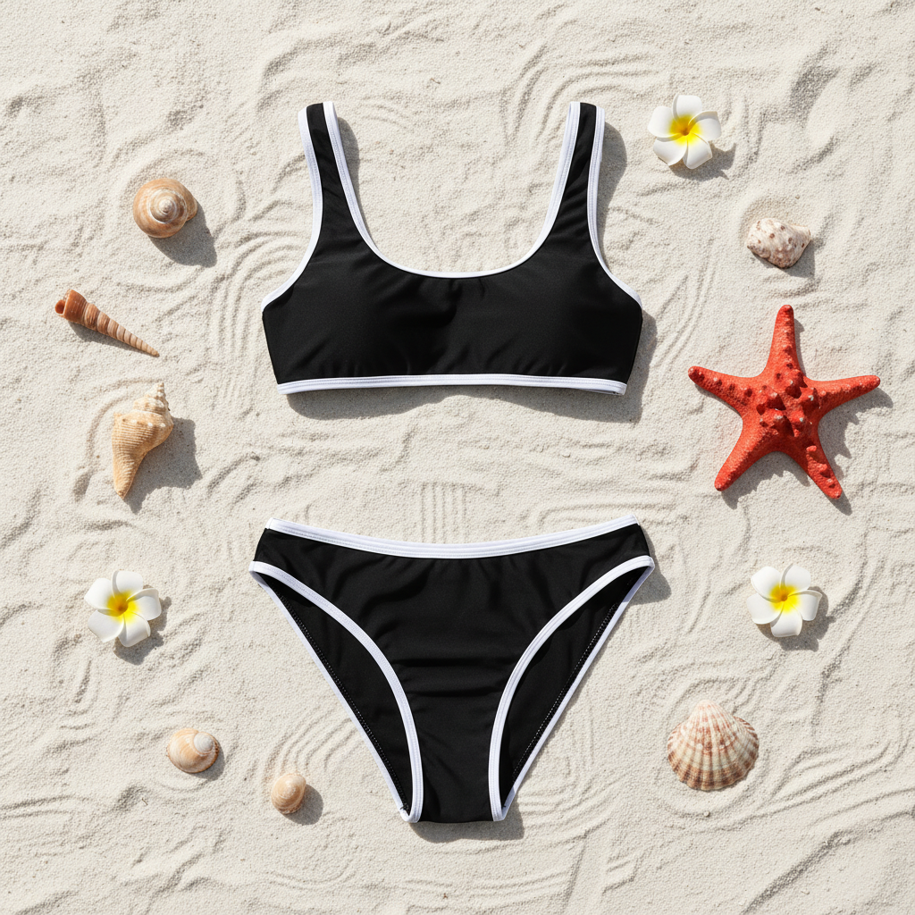 Scallop Shell Flat Lay