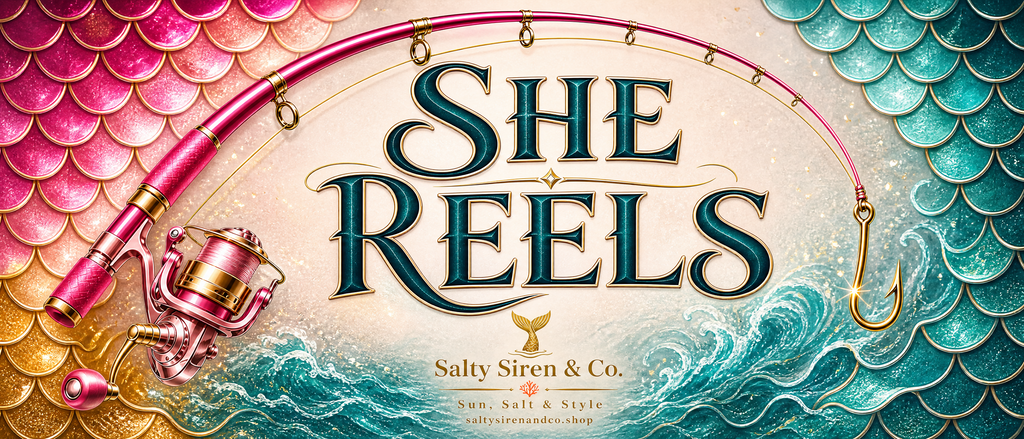 She Reels Tumbler — Salty Siren & Co.