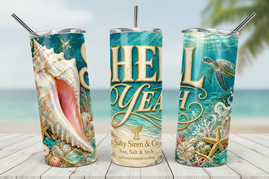 Shell Yeah Trio Mockup