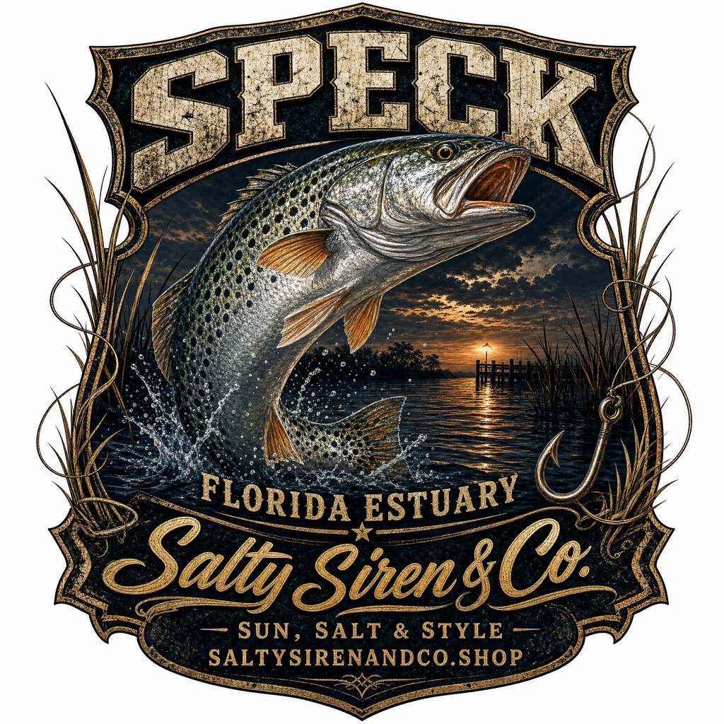 Speck Florida Estuary men's long sleeve fishing shirt - Salty Siren & Co