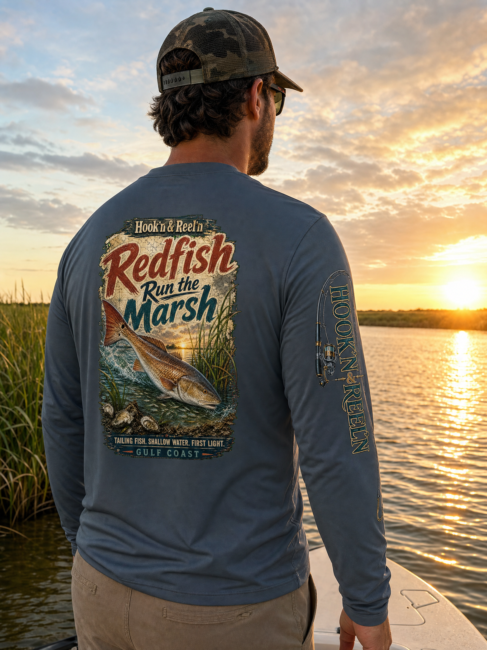 Hook'n & Reel'n – Redfish Run the Marsh
