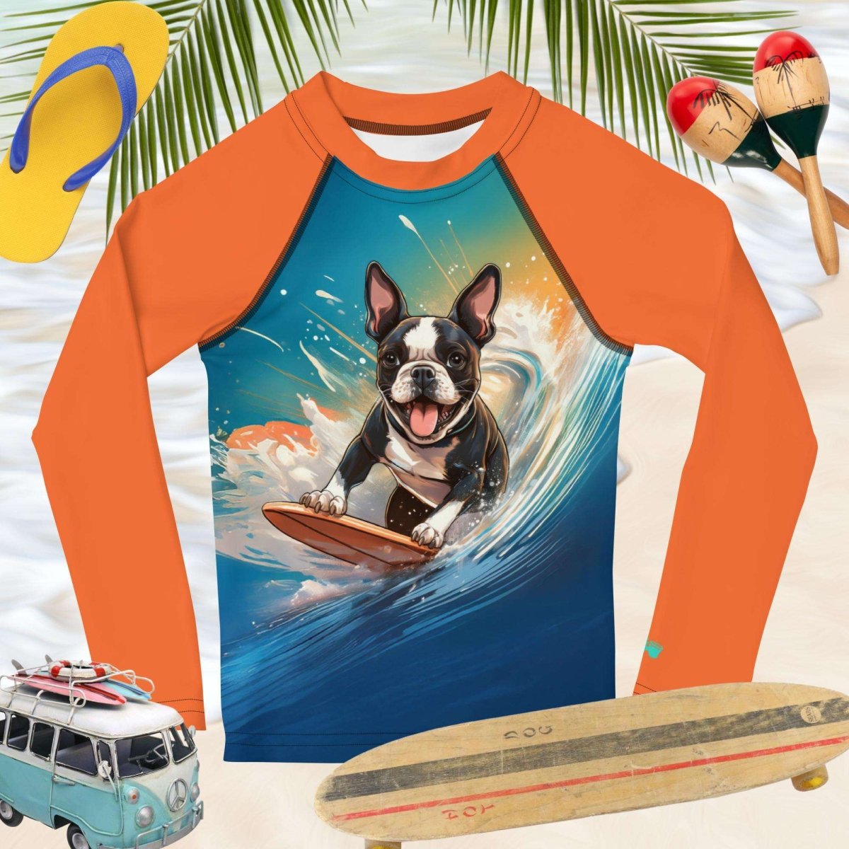 Surf Dog Rashguard | For Kids | Hanging Eight 🤙