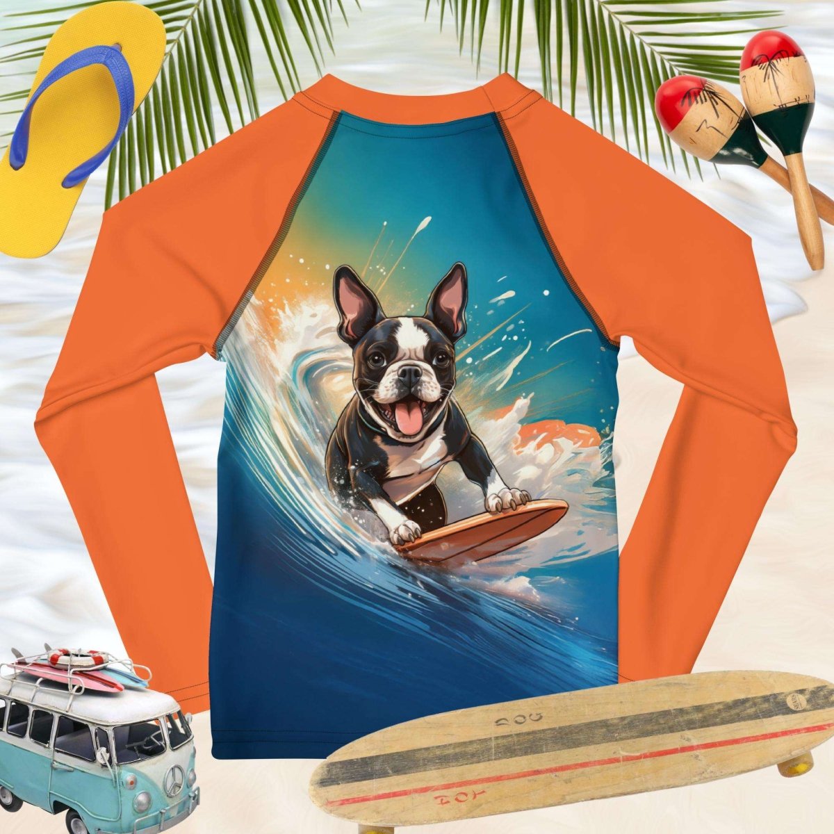 Surf Dog Rashguard | For Kids | Hanging Eight 🤙