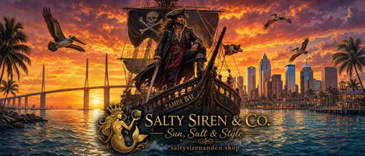 Tampa Bay Pirate Ship at Sunset