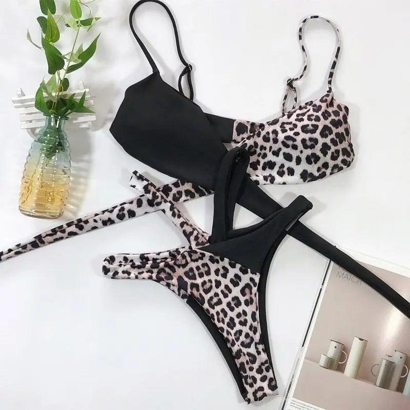 Women New High Waist Bikini Swimsuit Modern Swimwear Female Brazilian-Style Brazilian Bikini Set Bathing Suit Bather Women's Twist Front High Waisted Bikini Swimsuit Halter Drawstring Tie Side Bottom Two Piece Bathing Suit