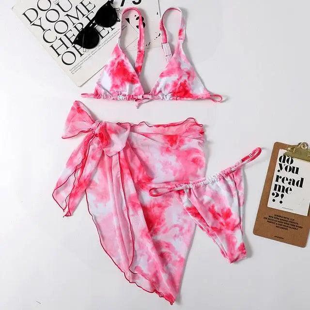 Women Swimsuit High Quality Brazilian-Style Bikinis Set Swimwear Female Bathing Suit 3 Piece Set Swimsuits