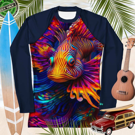 Rashie | In Your Face  Lionfish | Women's Rash Guard