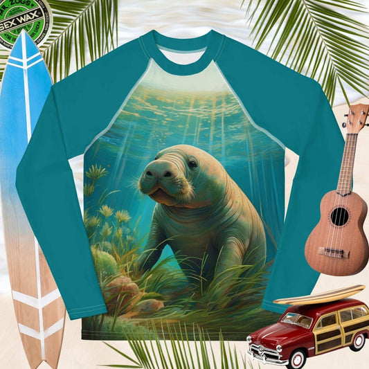 Baby Manatee | Youth Size Sun Rashie | UPF 50+