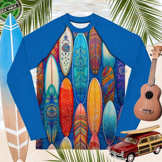 Surfboard Quiver | Rashguard | Tean Youths UPF 50